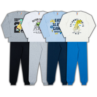 Lote 6 Peças Inverno | 3 Blusa em Malha + 3 Calça em Moletom | Menino Conjunto Infantil e Juvenil | Liquidação Inverno 2023