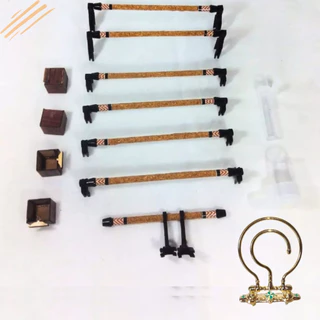 Kit Poleiros De Regulagem! Para Coleiro/papa Capim! Luxo!!!