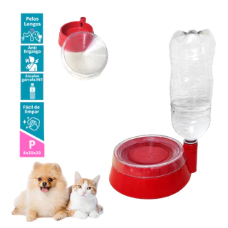 Bebedouro Automático para Cães e Gatos com Encaixe para Garrafa Pet