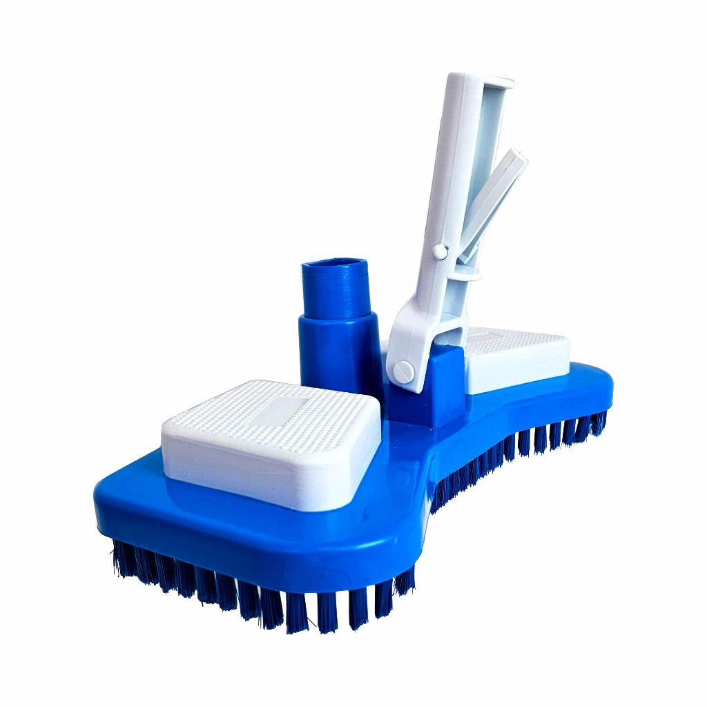 Aspirador Com Escova De Fundo - Para Piscinas De Alvenaria Vinil fibra - 29 Cm