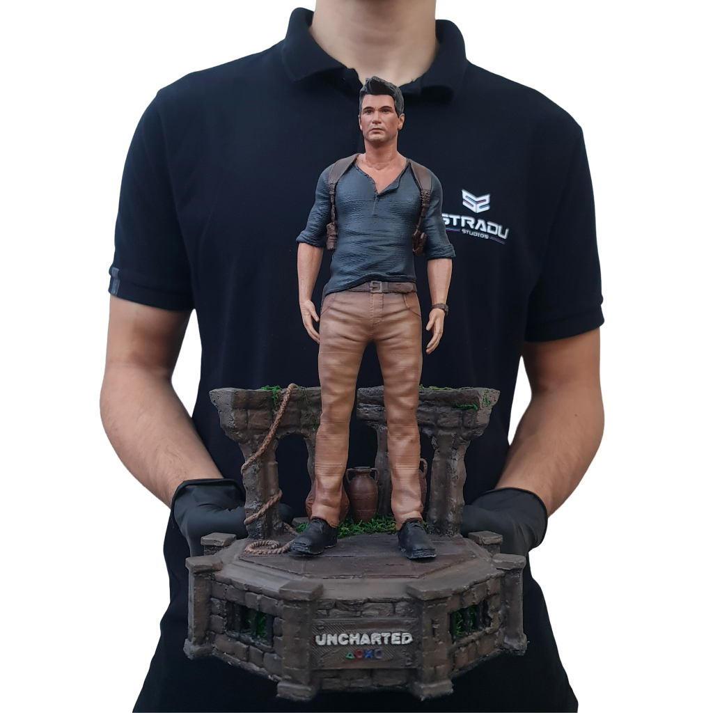 Nathan Drake - Uncharted - Fan Art - Stradu Studios - Loja para apaixonados  por Games, Action Figures