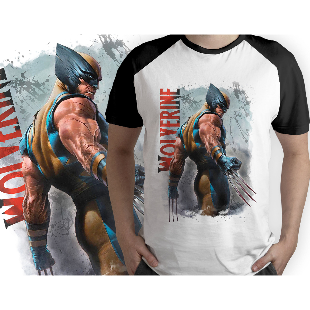 camisa de filme da arte Wolverine personalizada | Shopee Brasil