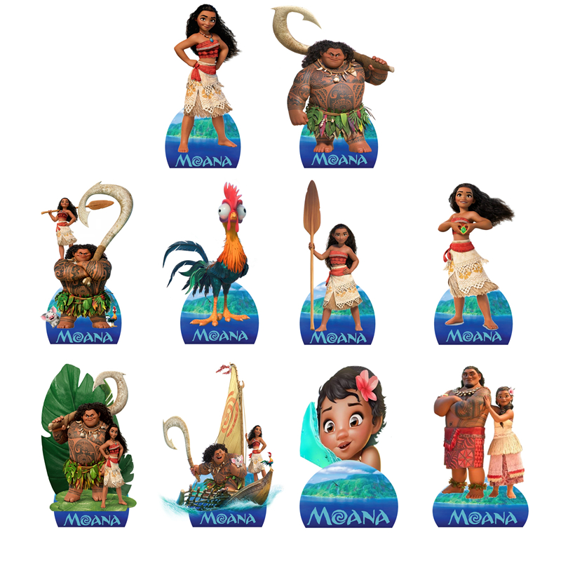 KIT Festa Moana E Sua Turma Com 10 Displays | Shopee Brasil