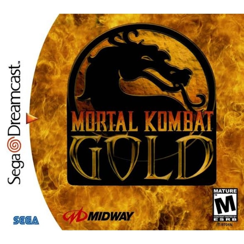 Jaquette Avant Officielle Sega Dreamcast - Mortal Kombat Gold - Bon État