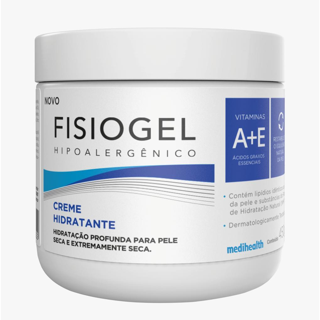 CREME HIDRATANTE CORPORAL FISIOGEL HIPOALERGÊNICO 450G