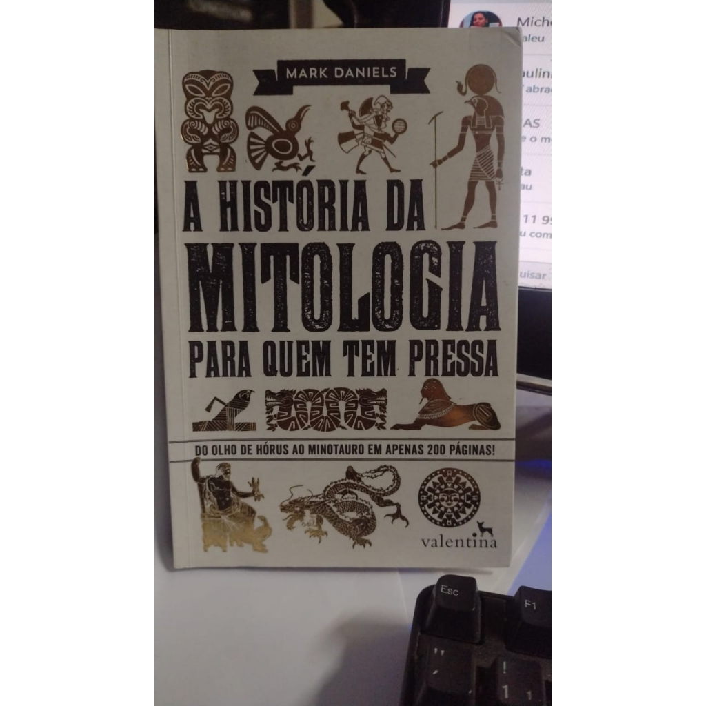 A Historia Da Mitologia Para Quem Tem Pressa Mark Daniels Shopee Brasil