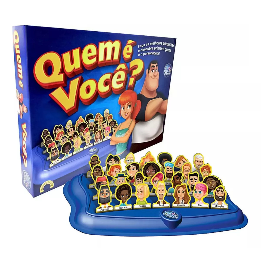 Jogo Quem E Voce Cara Cara Pais And Filhos Shopee Brasil 9952