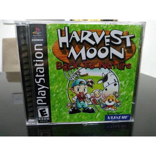 Harvest Moon c/ manual patch - PS1 midia preta