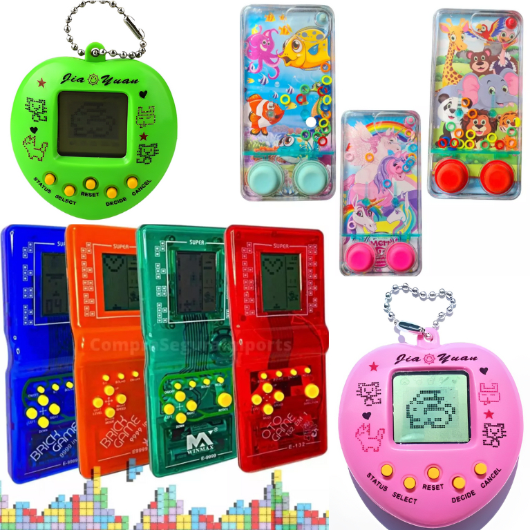 Brinquedo Infantil Game Portátil Top Cores Desenho Game TK9999