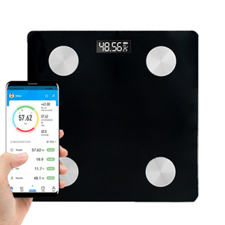 Balança Digital Bioimpedância Profissional 180KG Com Aplicativo de Celular Para Medir Massa Corporal, IMC, Para Consult