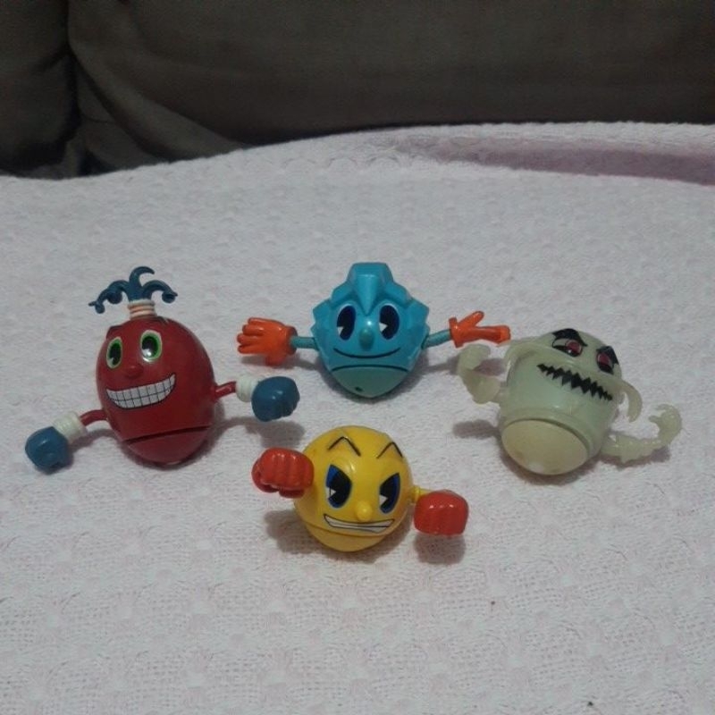 coleção de bonecos pac man spinners sunny | Shopee Brasil