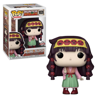 FUNKO POP ANIMATION HUNTER X HUNTER EXCLUSIVE - ALLUKA ZOLDYCK 1028 NOVO ORIGINAL em Oferta na Shopee