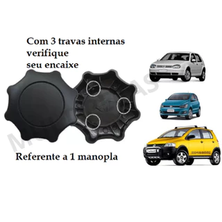Manopla Regulagem Banco VW Golf Fox ENVIO IMEDIATO (1) Manopla