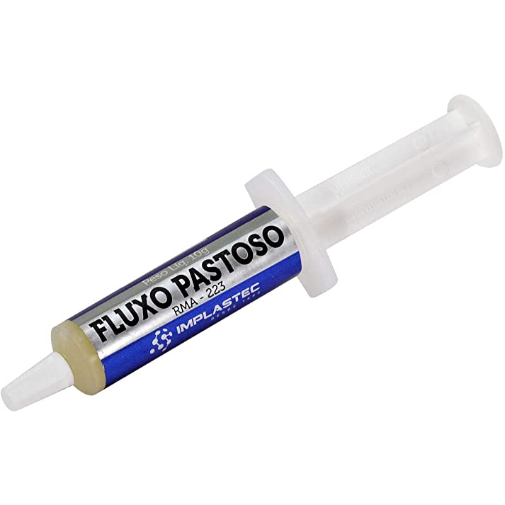 Fluxo De Solda Pastoso Seringa Rma-223 10g implastec