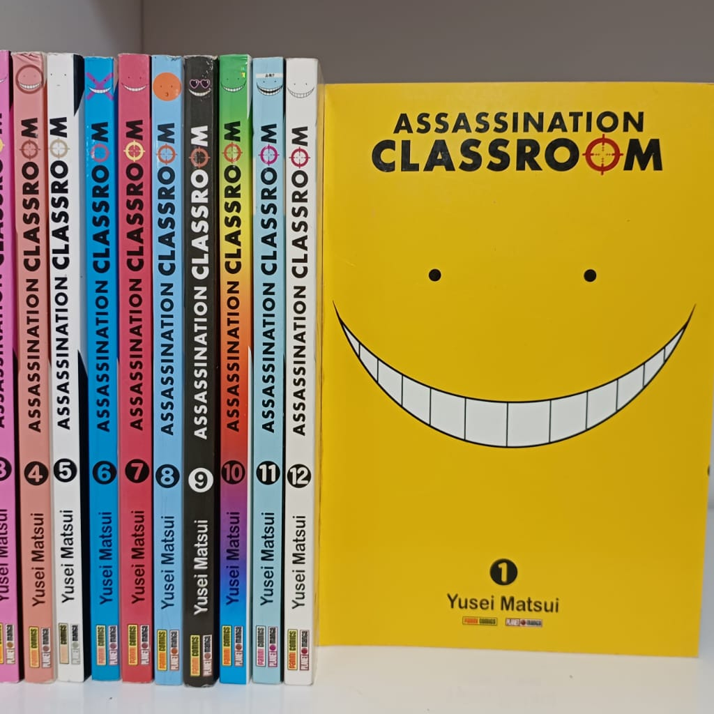 Manga Assassination Classroom Panini 1 Ao 12 Shopee Brasil 