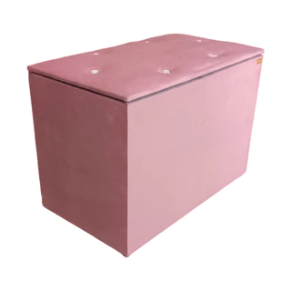 Bau porta objetos decorativo quarto, closet almofadado