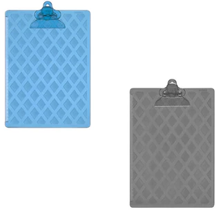 Prancheta Plástica Oficio Translucida Colorida com Prendedor Metal Waleu em Oferta na Shopee