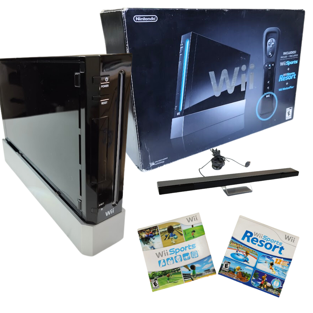 Console Nintendo Wii Black Edition Sem Controle Shopee Brasil