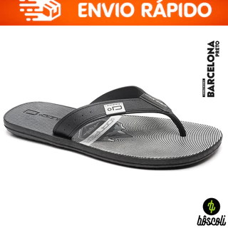 Chinelo Sandália de dedo Adulto Masculino Original Danper Barcelona Preto
