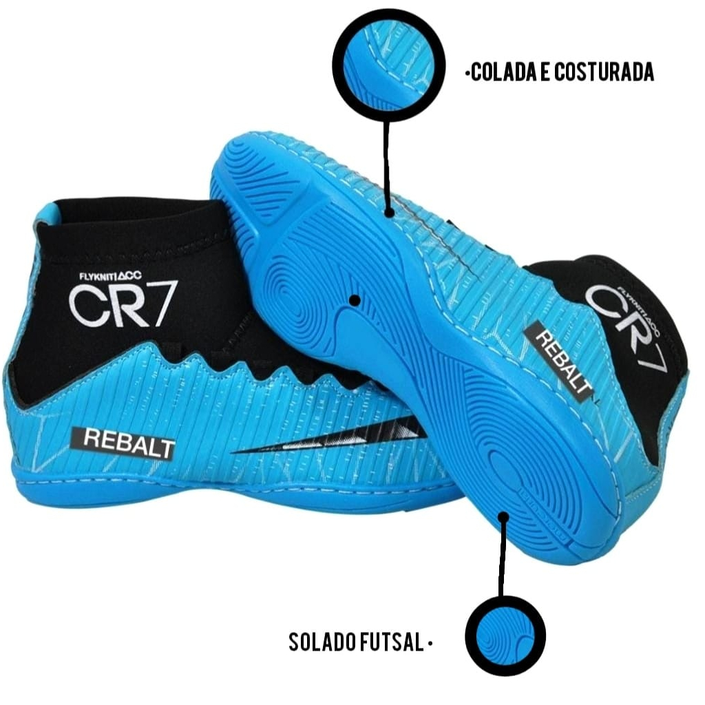 Chuteira botinha futsal store cr7