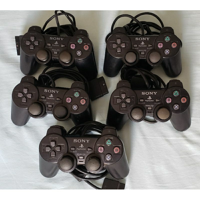 Controle playstation 2 Seria A - ps2 - play 2 | Shopee Brasil