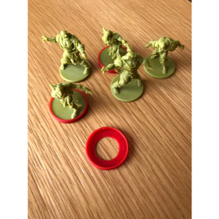 Kit Base de Miniatura Zombicide com cores variadas
