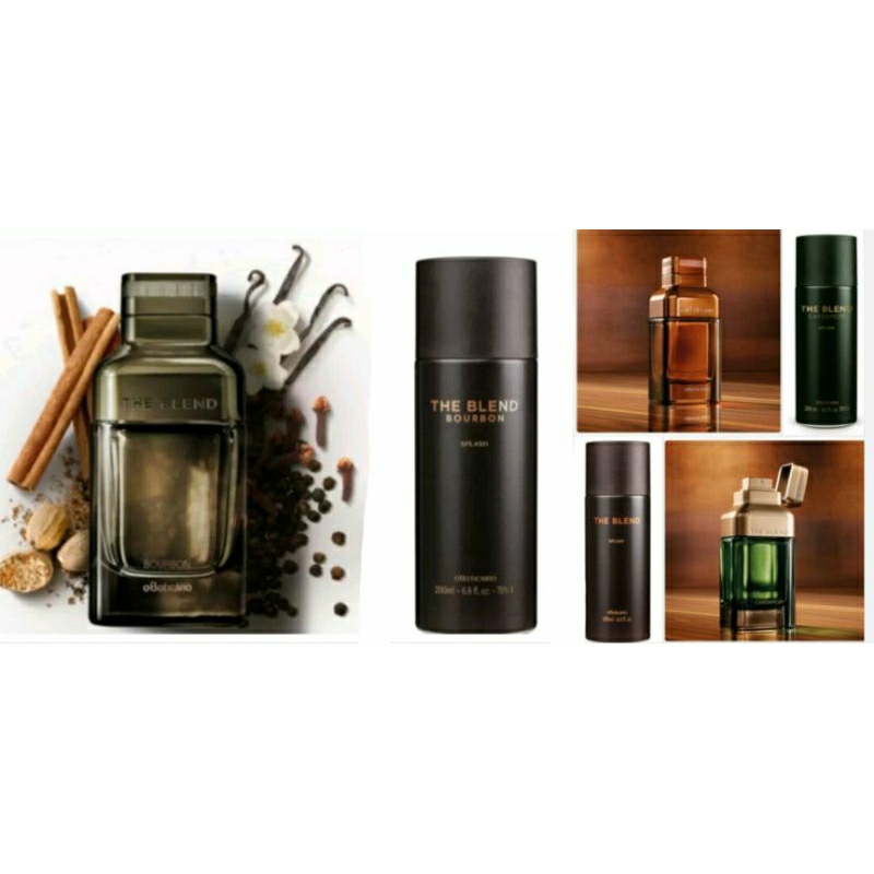 The Blend BOURBON cardamom parfum o boticario 100ml