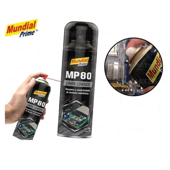 Limpa Contato Elétrico Spray MP80 300 ml Mundial Prime