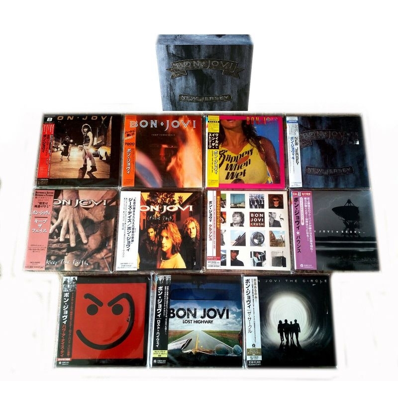 Bon Jovi BoxSet MiniLP CD (fanmade) Shopee Brasil