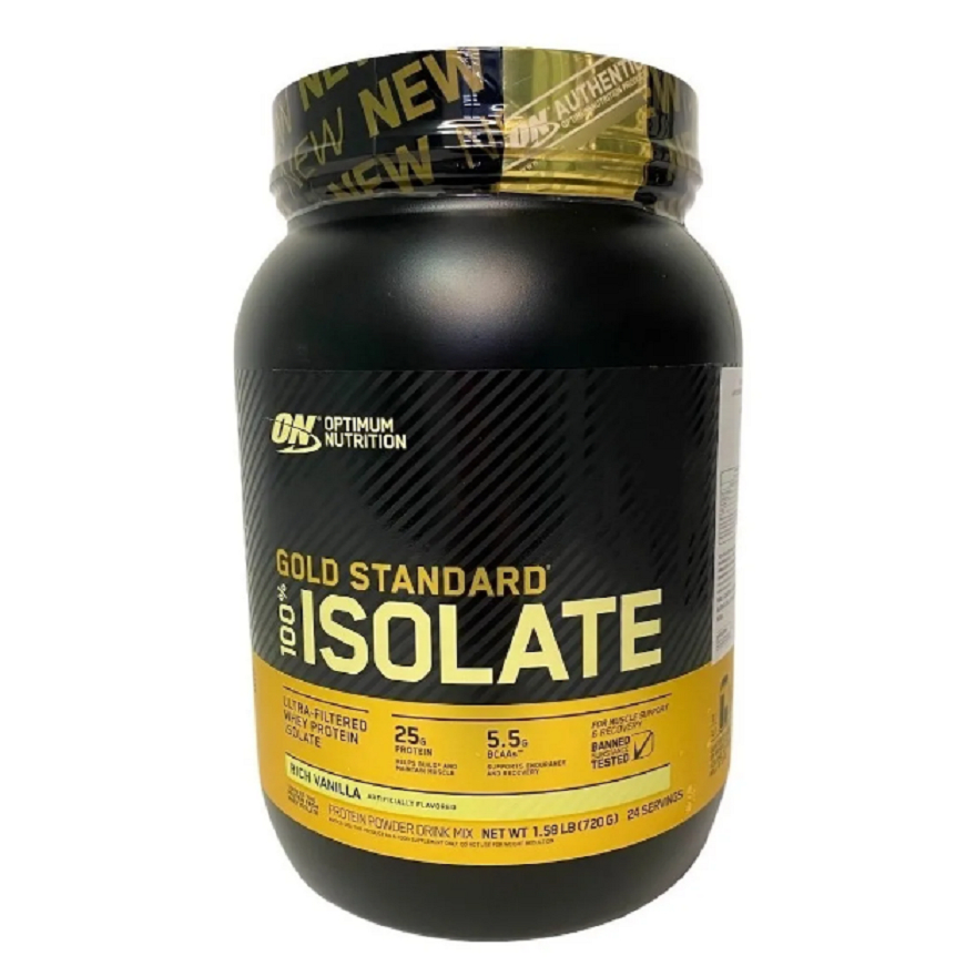 Gold standard isolate 720g optimum nutrition vanilla shopee brasil