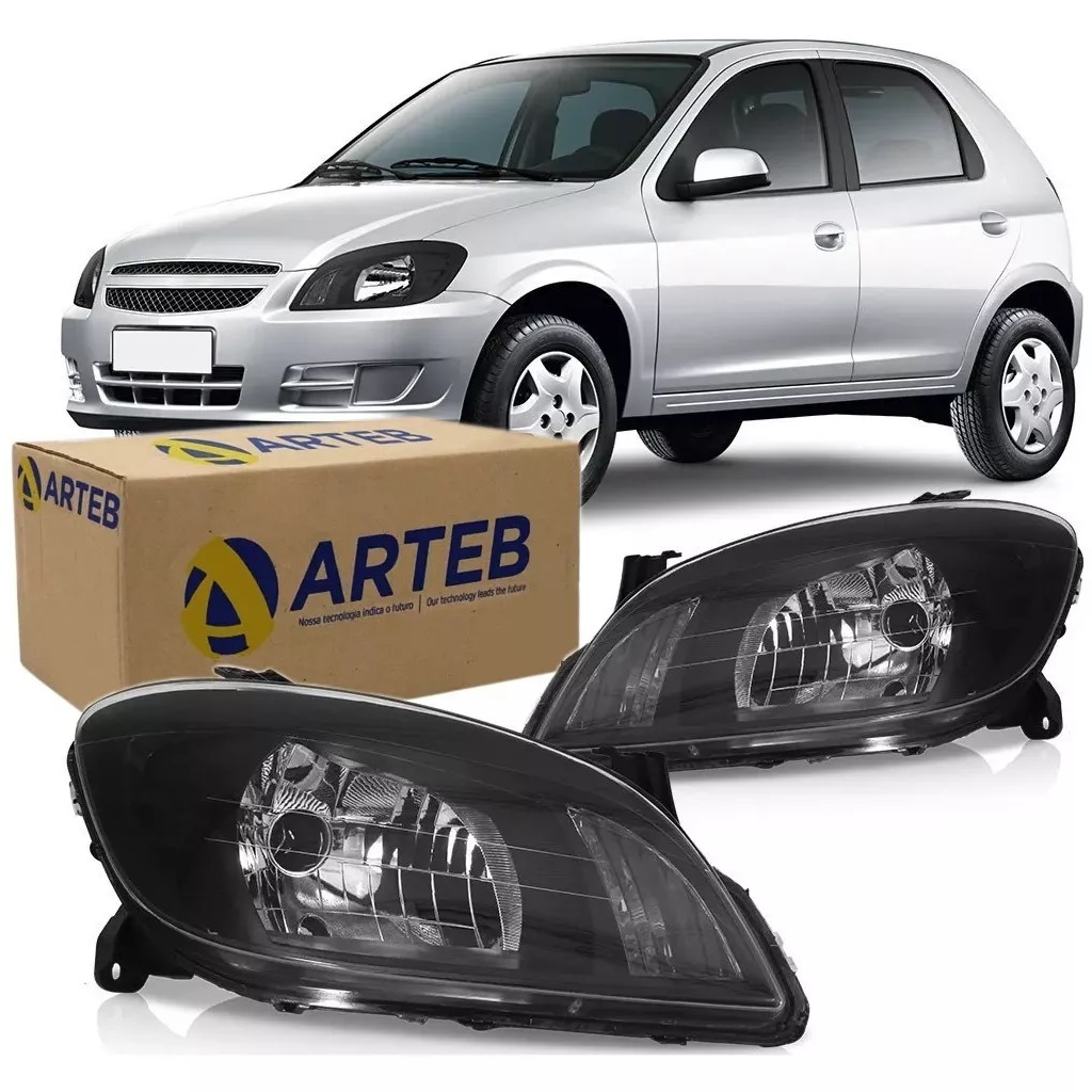 Farol Celta 2007 2008 09 2010 2011 2012 Negro Original Arteb | Shopee ...