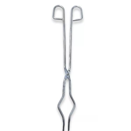 Pinça Para Cadinho (tenaz) Aço Inox 30cm e 20cm Laboratório