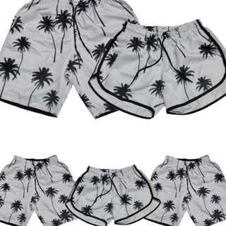 Shorts Para Montar Kit Familia Short Praia Feminino short Tactel Masculino Ou Short Infantil