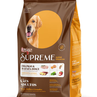 Ração Quatree Supreme Adulto Raça Grande Frango e Batata Doce 15kg