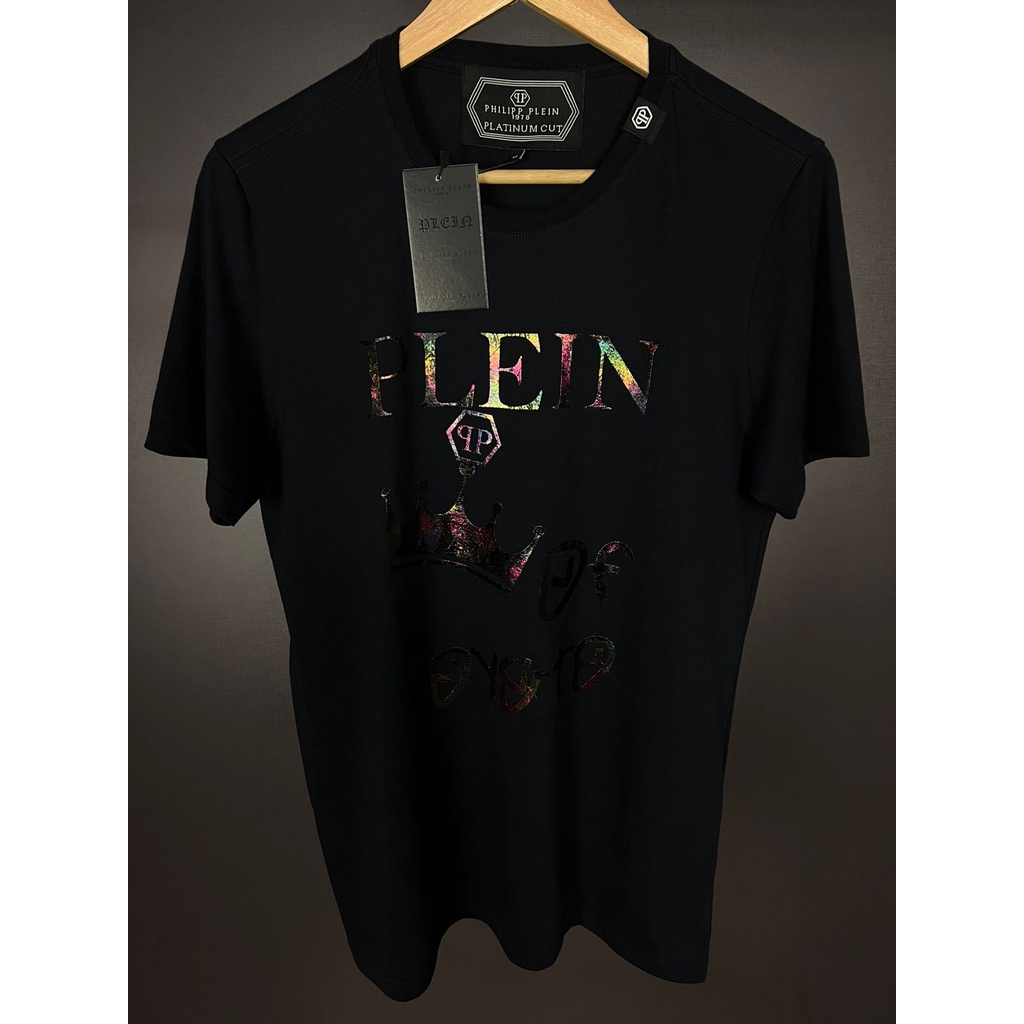 Camiseta Regular fit + Plus Size + Extra Grande Masculina Manga Curta Algodão Egípcio (PPCM02