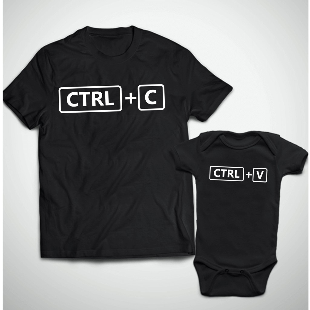 Camiseta Ctrl C Ctrl V Dia dos Pais Shopee Brasil