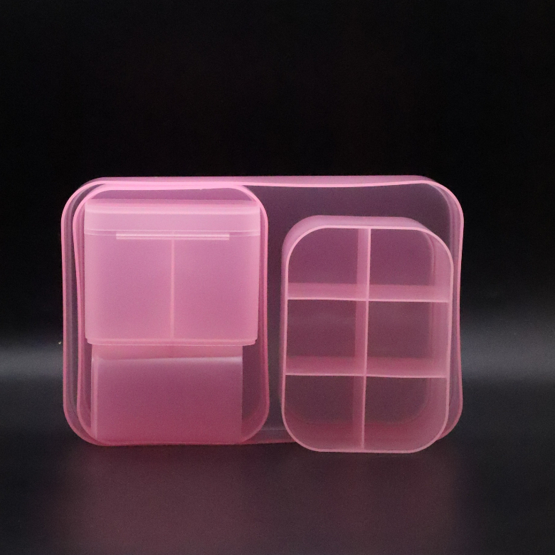 Kit Organizador Com 5 Peças Multiuso Cosmético Manicure