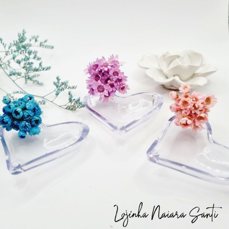 Mini Flores Sempre Vivas para Resina Epóxi e Artesanatos - Flores Secas Desidratadas | Kit com 30 mini flores