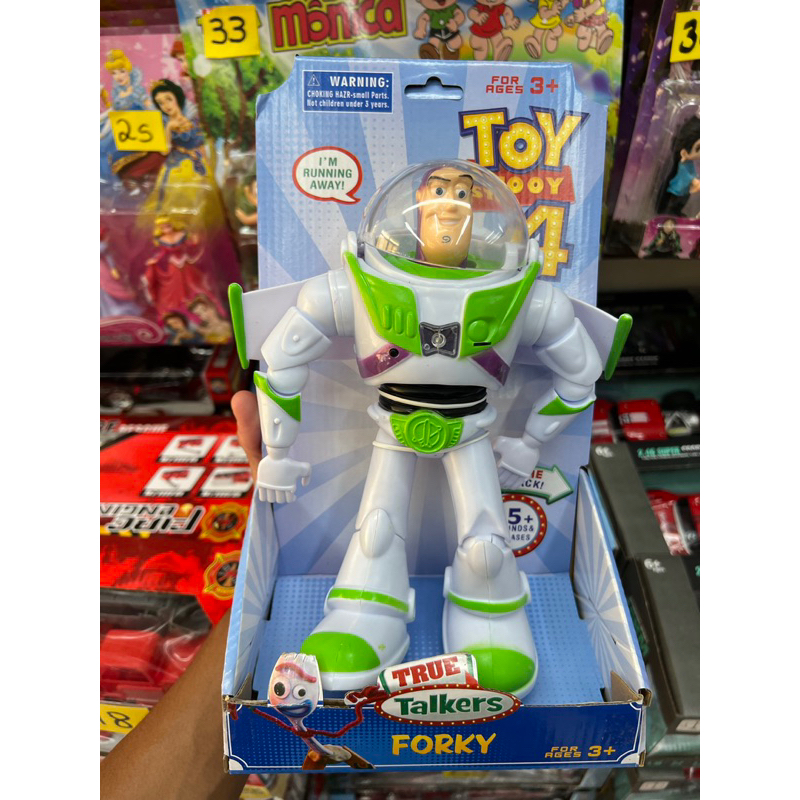 Boneco Buzz Lightyear Com Som Disney Pixar Interativo Toy Story - (28CM altura) Envio Imediato