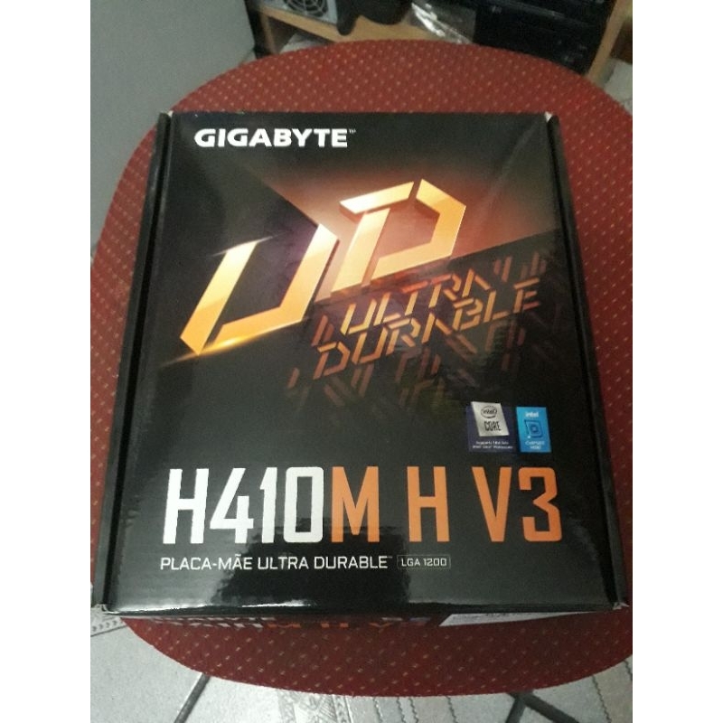 Placa Mãe Gigabyte H410M-H V3, Intel LGA1200, Micro ATX, DDR4