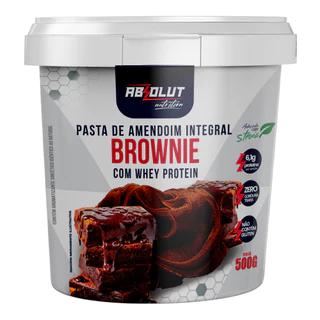 Pasta De Amendoim Gourmet C/ Whey Absolut 500g sabores Top Barato!