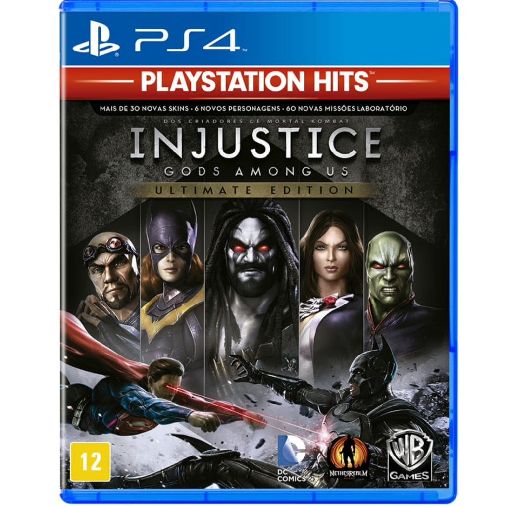 Injustice Gods Among Us Ps4 Mídia Física Lacrado Português