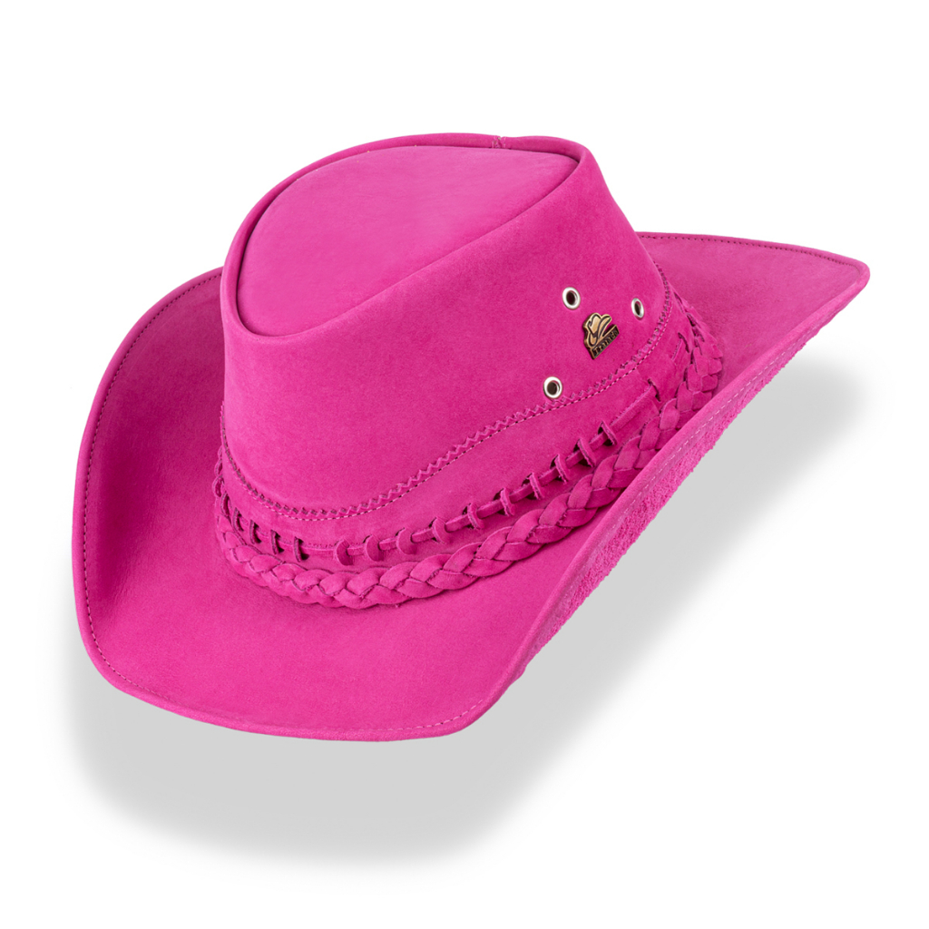 Chapéu Country Infantil Cowboy Masculino e Feminino Rosa/ Preto/ Marrom
