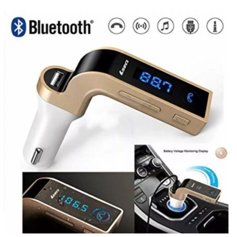 Receptor bluetooth Carregador Veicular Fm Transmissor G7 Mp3 Carg7 Bluetooth Car Charger