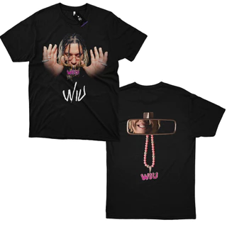 Camiseta Wiu Trapper 30Praum Estampa Frente e Costas 100% Algodão