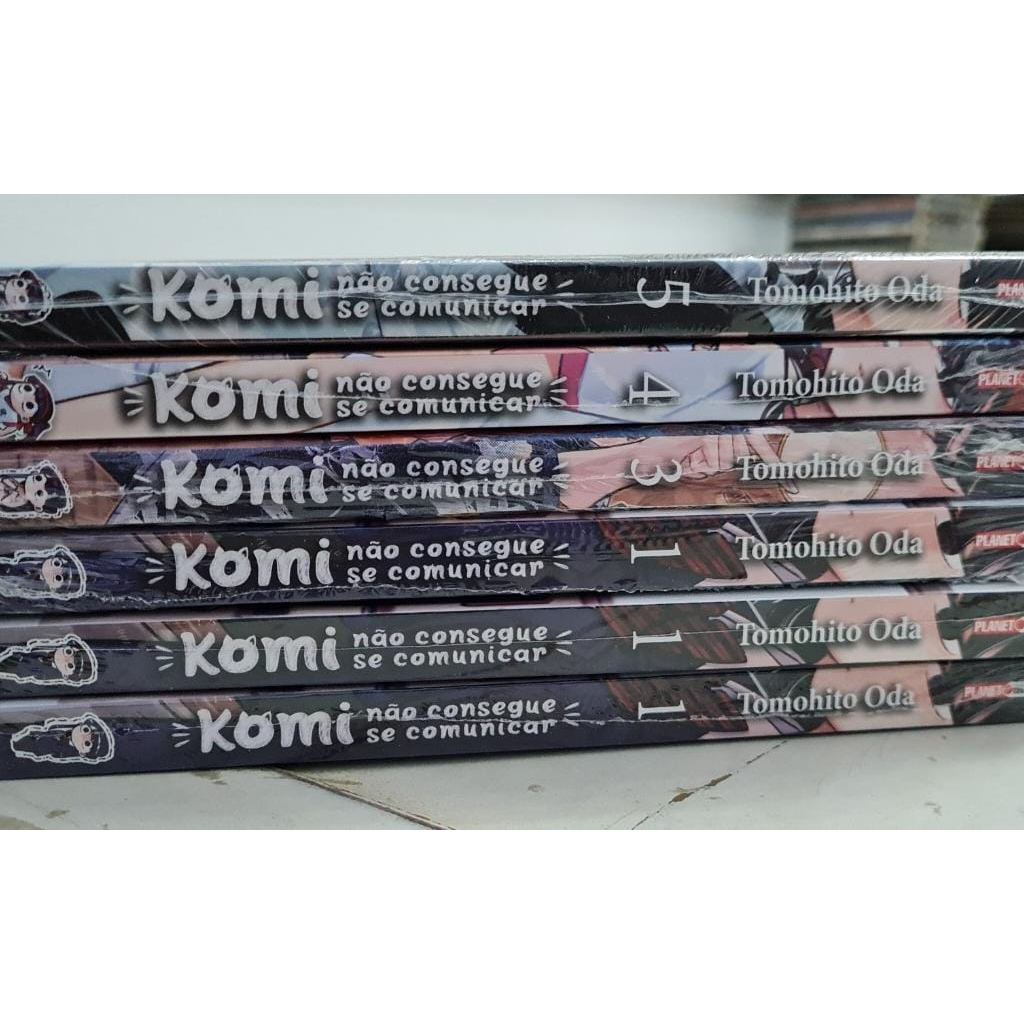Manga Komi Não Consegue se comunicar - n° 1-2-3-4-5 Tomohito Oda (( Novos Lacrados))