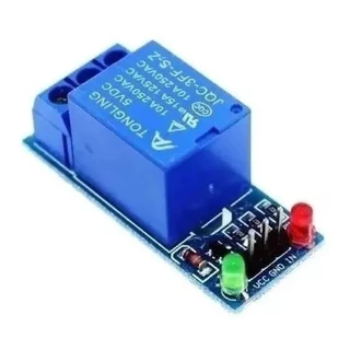 Modulo Rele 1 Canal Led Indicador Para Arduino Pi Pic 5v/10a
