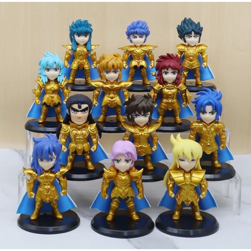 Saint Seiya Anime Heroes Mini Bonecos Figuras Acao