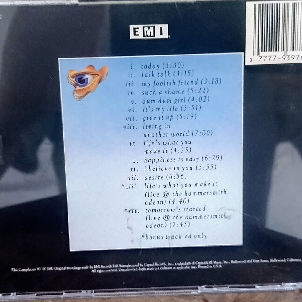 CD TALK TALK - NATURAL HISTORY (MADE IN USA) | Shopee Brasil
