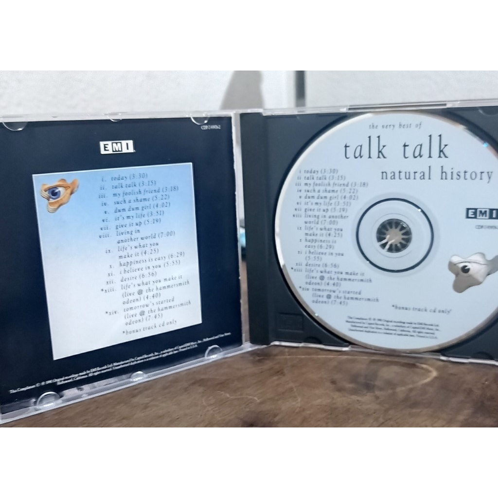 CD TALK TALK - NATURAL HISTORY (MADE IN USA) | Shopee Brasil